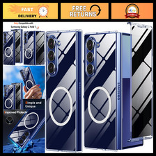 Magnetic Slim Hard Case for Galaxy Z Fold 7 with Privacy Screen Protector - Shoc