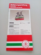 Bedienungsanleitung für LGB Rigi Seilbahn 89590 und 89591 (1999)
