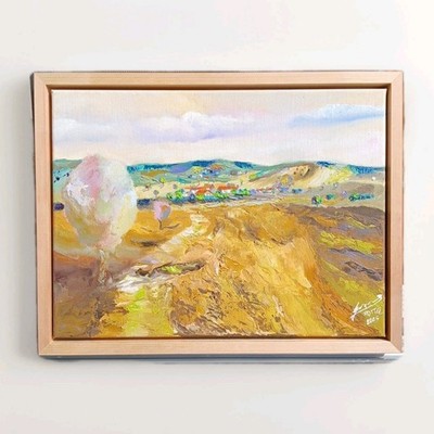 Original ,Rottal' Oil Painting   Framed Canvas 30×40 cm   Bernhard Gerner