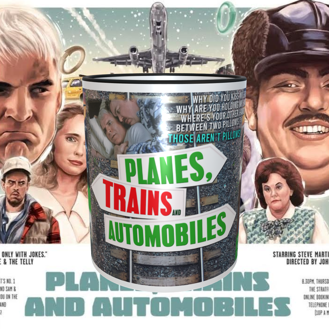 Planes Trains And Automobiles 11oz  Coffee Mug  NEW Dishwasher Safe