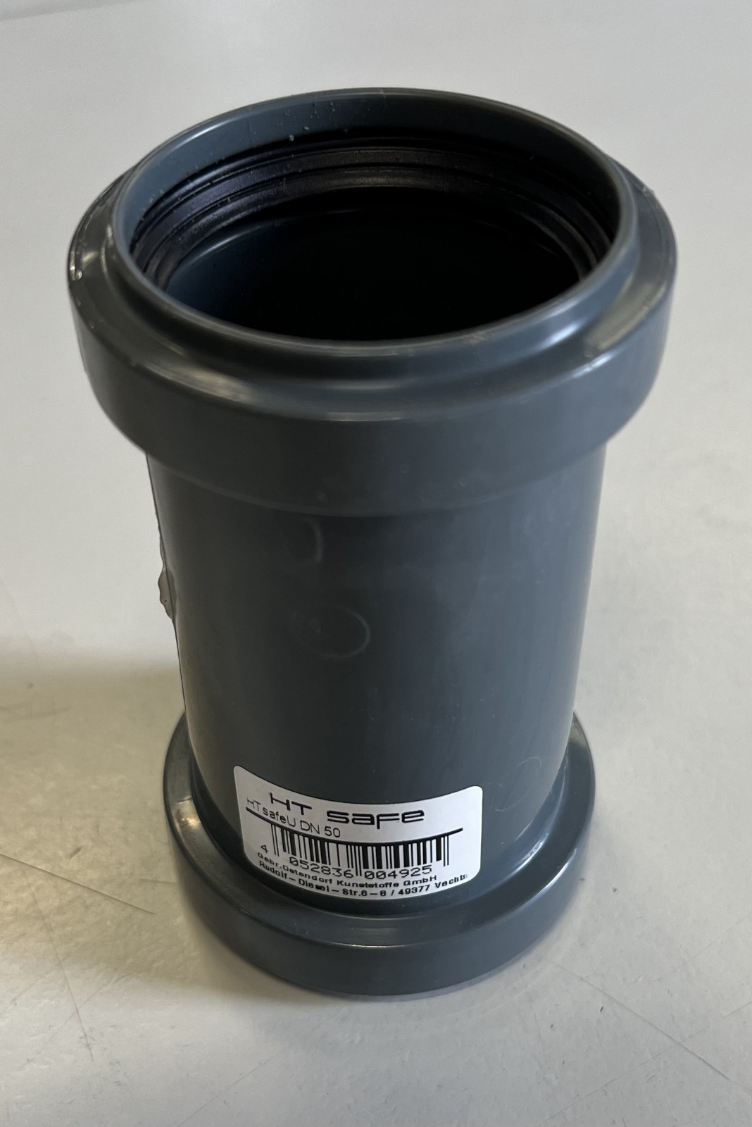 Csdk Sl Grau Rohrverbindungstechnik, Ht Safe Skydemuffe 50Mmhurtigere Og Nemmere Montering Med De Nye Patenterede Taetningsring Bestående (Rohrverschraubung) - Bild 3