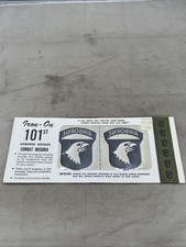 Vietnam War US Army 101st Airborne Division Iron On Insignia Ken Nolan (KK49