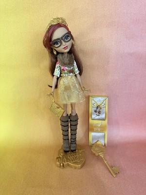 Ever After High ~ Lovely Rosabella Beauty Doll Complete Stand & Bookmark