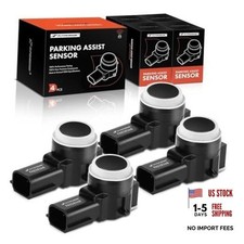 4-PC Reverse Backup Parking Assist Sensor Compatible with Chevy, Cadillac,