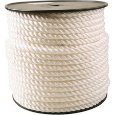 Do it Best 1/2 In. x 250 Ft. White Twisted Nylon Rope 700316 SIM Supply, Inc.