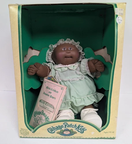 1983 Cabbage Patch Kids Doll In Box Plastic Missing