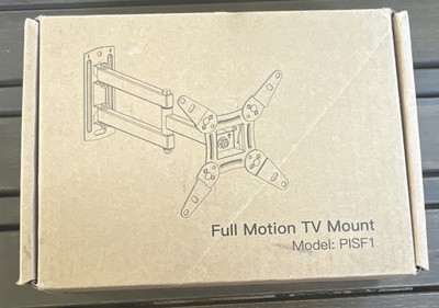 Mounting Dream Full Motion TV Wall Mount 42in 55lb VESA 200x200 Black PISF1