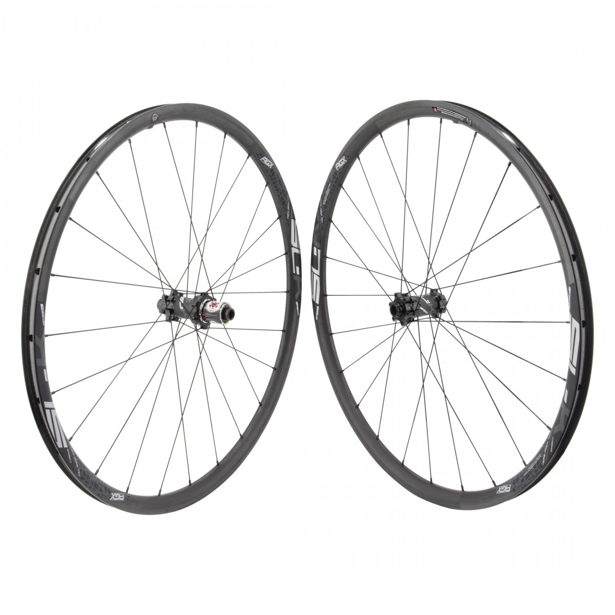 Колесная пара SL-K AGX Carbon с полным ходом 700c QR12x100142 мм с 6 болтами TCS Blk 260190₽