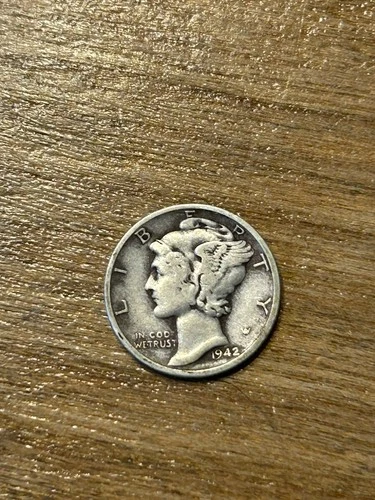 1942S Mercury Dime VF