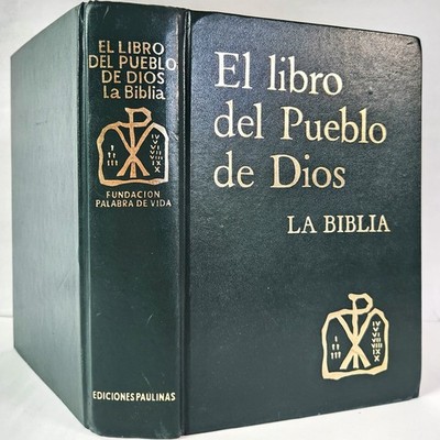 El Libro del Pueblo de Dios la biblia 1987 Madrid Espana libro verde