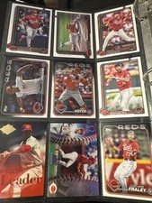 CINCINNATI REDS  LOT 354 MLB BASEBALL CARDS TOPPS UPPER DECK SCORE,FLEER LEAF