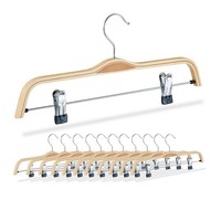 KleiderbüGel Hosen HosenbüGel BüGel HolzbüGel KlammerbüGel RockbüGel 12Er Set