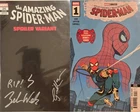 AMAZING SPIDER-MAN 26 SPOILER VARIANT SIGNED ZEB WELLS, G WILLOW WILSON