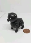 Vintage Fisher Price little people BLACK pig black ears Hex Screw for farm