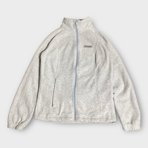 Columbia Jacket Women’s S Gray Sawyer Rapids 2.0 Full Zip Fleece Layer Outdoors