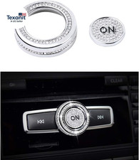 Bling Volume Knob Cover Fit for Mercedes Benz 2 Pack