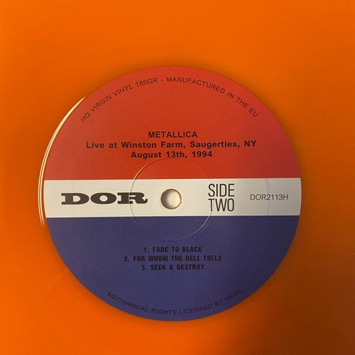 Metallica 2 X Vinyle 33 LP 12 Live Winston Farm,Saugertis NY 1994 Scellé en usin - Imagen 5 de 6