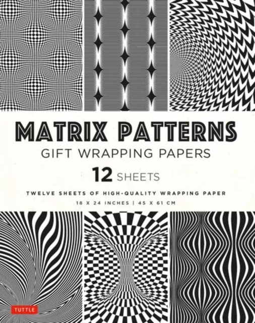Matrix Patterns Gift Wrapping Papers - 12 Sheets : 18 X 24 Inch (45 X 61 Cm) Wrapping Paper Tuttle Studio - Image 2