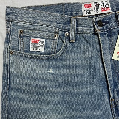 Levi's Disney Toy Story Men's Loose Fit Jeans 34 x 32 Buzz