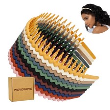 10 PCS Plastic Hair Bands Teeth Thin Comb Headbands Non Slip Tooth Accessory