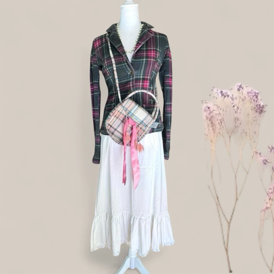 Vogue Roupas Impraticáveis Tartan Sporan Bolsa Xadrez de Lã Nova Com Etiqueta Artesanal Eidenburg - Imagem 3 de 4