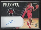 2024-25 Panini #PS-MOG Jonathan Mogbo Auto Private Signings Raptors (U)