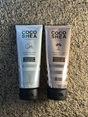 Bath & Body Works Coco Shea Moisturizing Body Wash Cucumber & Coconut 10 fl oz