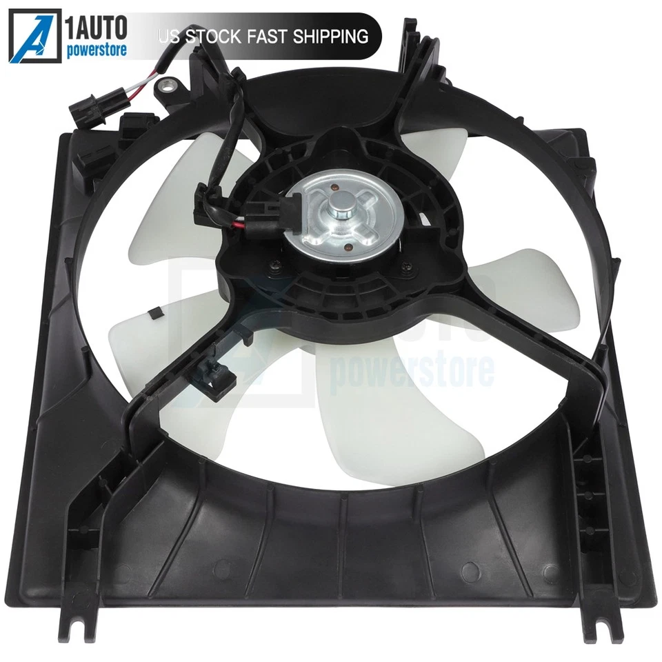 Radiator Cooling Fan Assembly For 1997-2002 Mitsubishi Mirage 1.5L 1.8L 600520 Foto 4 de 4