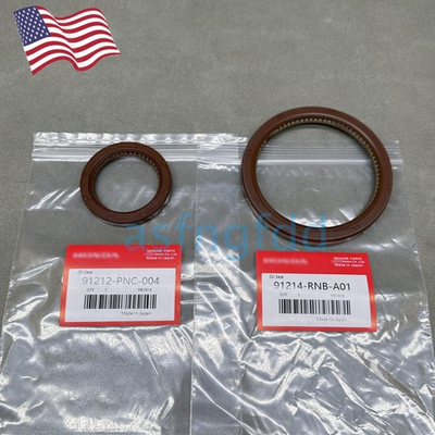 #ad OEM NEW FRONT REAR OIL PUMP MAIN CRANKSHAFT SEAL SET FOR HONDA ACURA RSX TSX $6.99