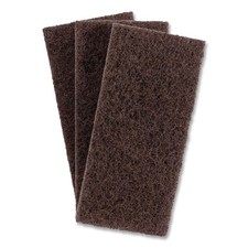 3M 08004B 4.62 in. x 10 in. Doodlebug Utility Pad - Brown (10/Carton) New