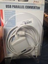New Inland Pro USB Parallel Converter Cable 08305 USB-A to 36 Pin Male Centronic