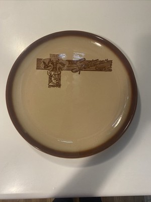 Tepco Western Traveler Vintage Cowboy 13'' Grill Plate Platter RARE