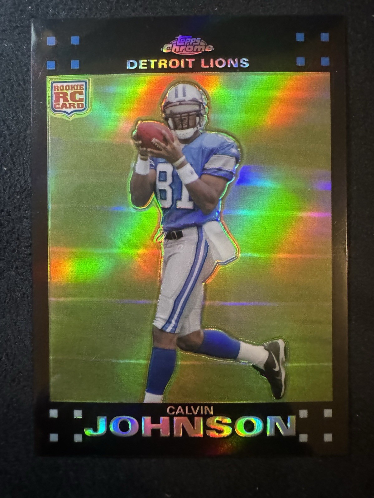 2007 Topps Chrome - Calvin Johnson #TC200 Refractor (RC)