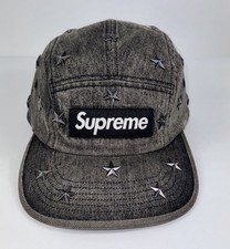 Supreme - Star Studded Denim Camp Cap