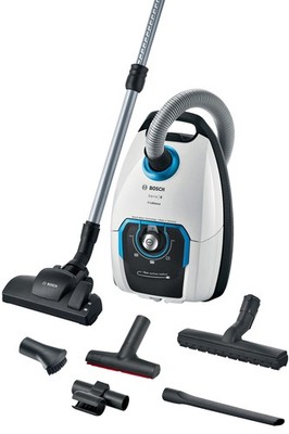 BOSCH BGB75XSIL Serie 8 ProSilence Staubsauger, maximale Leistung: 650 Watt
