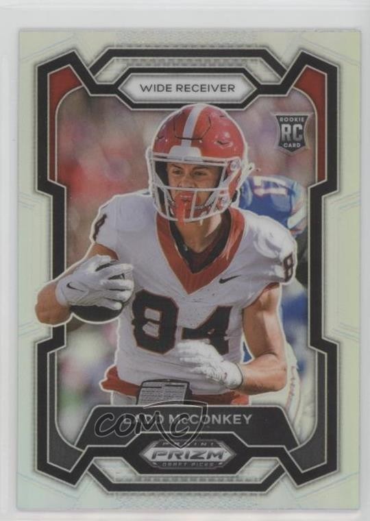 2024 Panini Prizm Draft Picks Silver Prizm Ladd McConkey #180 1xd