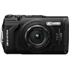 OM Digital Solutions Tough TG-7 Underwater Digital Camera, Black V110030BU000