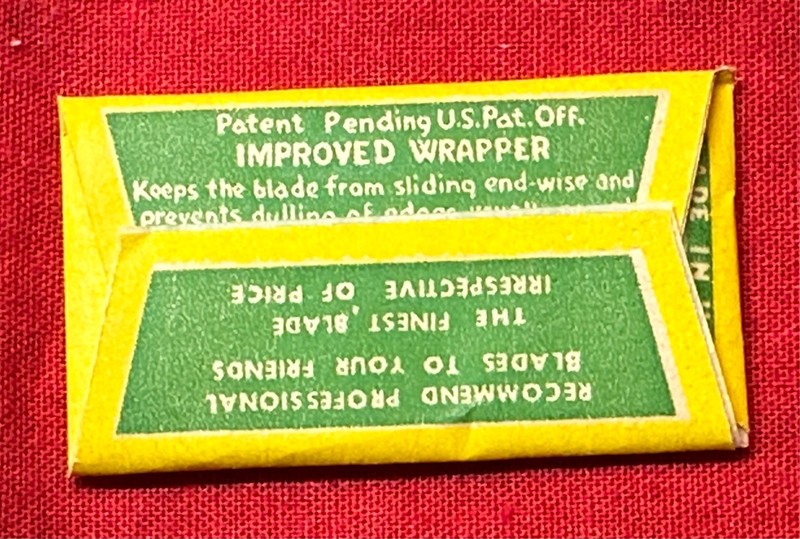 RARE  WW2 Mailing Boxes W/ Double Edged Razor Blades  for Christmas