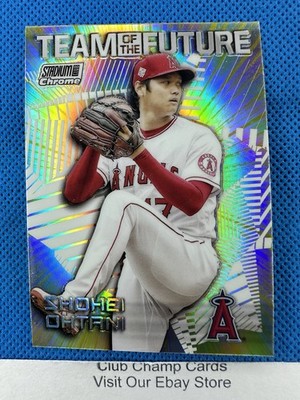 2022 #TOF-17 Shohei Ohtani Topps Stadium Club Chrome Team Of The Future Angels