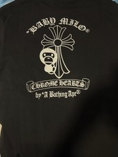 A Bathing Ape BAPE x Chrome Hearts Black Grap...