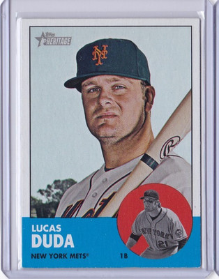 2012 Topps Heritage - #245 Lucas Duda - New York Mets IDB1.22