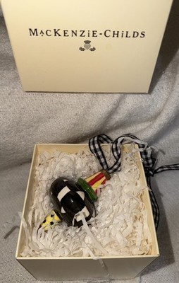 NIB MacKenzie Childs Granny Kitsch Finial Ornament