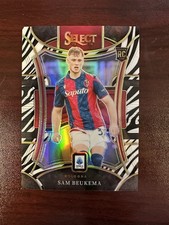 2023-24 Panini Select Serie A Mezzanine Zebra Serial #19/20 Sam Beukema RC