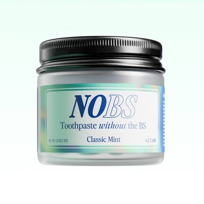 Fluoride-Free Toothpaste Tablets Classic Mint - 62 Tablets/1.31oz: Paraben-Free