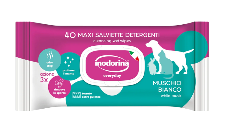 Inodorina Bianco Salvette Al Muschio - Set %: 6 X 40 Pz - Immagine 2