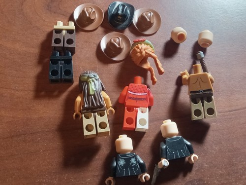 Lego Lord of The Rings minifigure Indiana Jones Lone Ranger Cowboy Parts lot - Picture 5 of 6