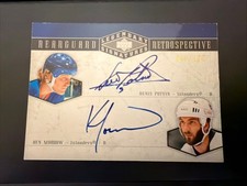 2004-05 UD legendary Signatures Dual Autograph - POTVIN &amp; MORROW - 055/100