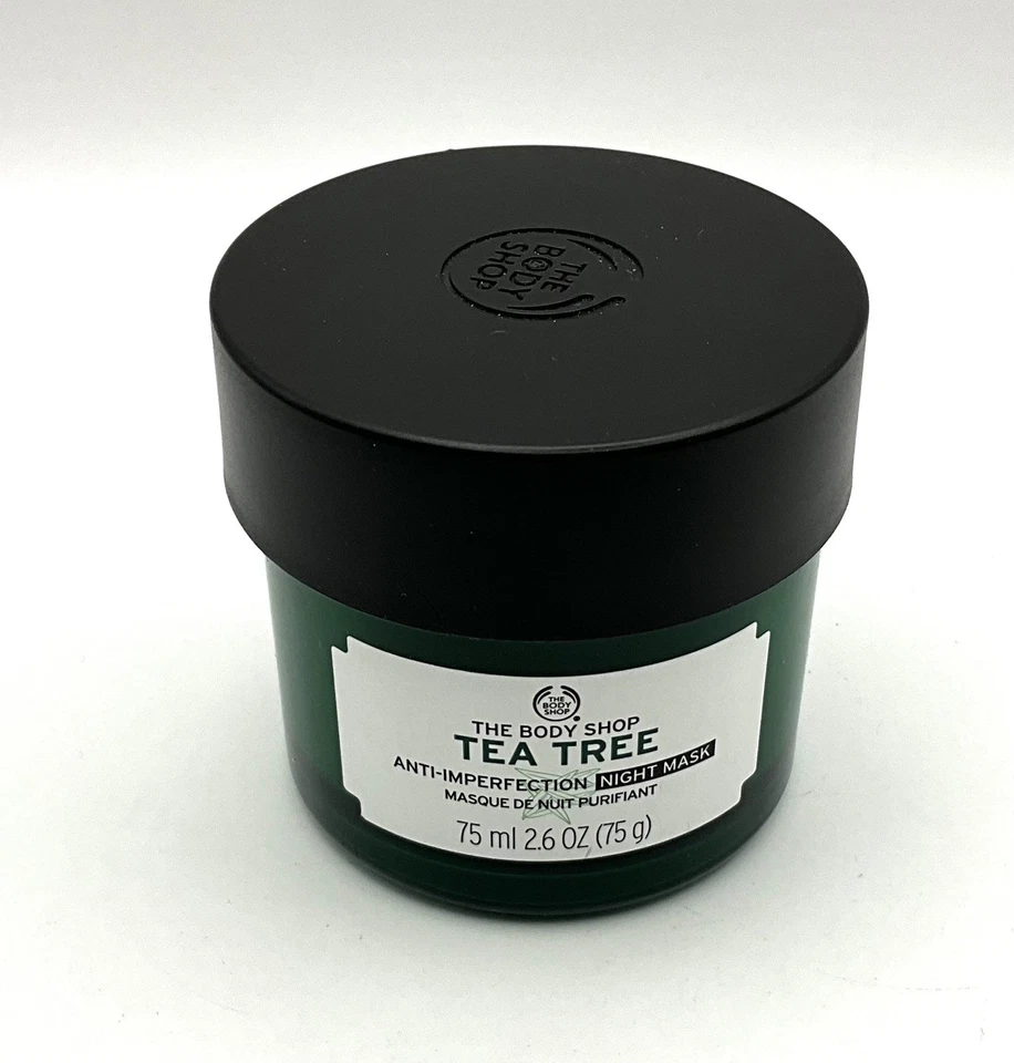 The Body Shop Tea Tree Anti-Imperfection Night Face Mask 75ml Discontinued New - Image 3 of 4