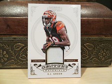 National Treasures Century Materials Prime Jersey Bengals A.J. Green 09/25  2012