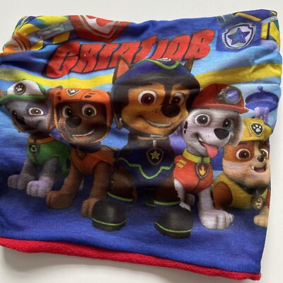 Paw Patrol Jungen Schlauchschal + Geschenk Maske - warmes Fleece - Einheitsgröße